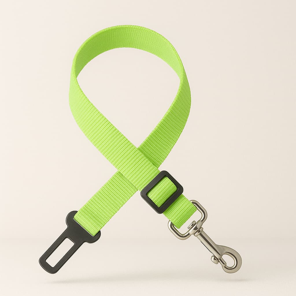 Ceinture de sécurité réglable pour chien en voiture