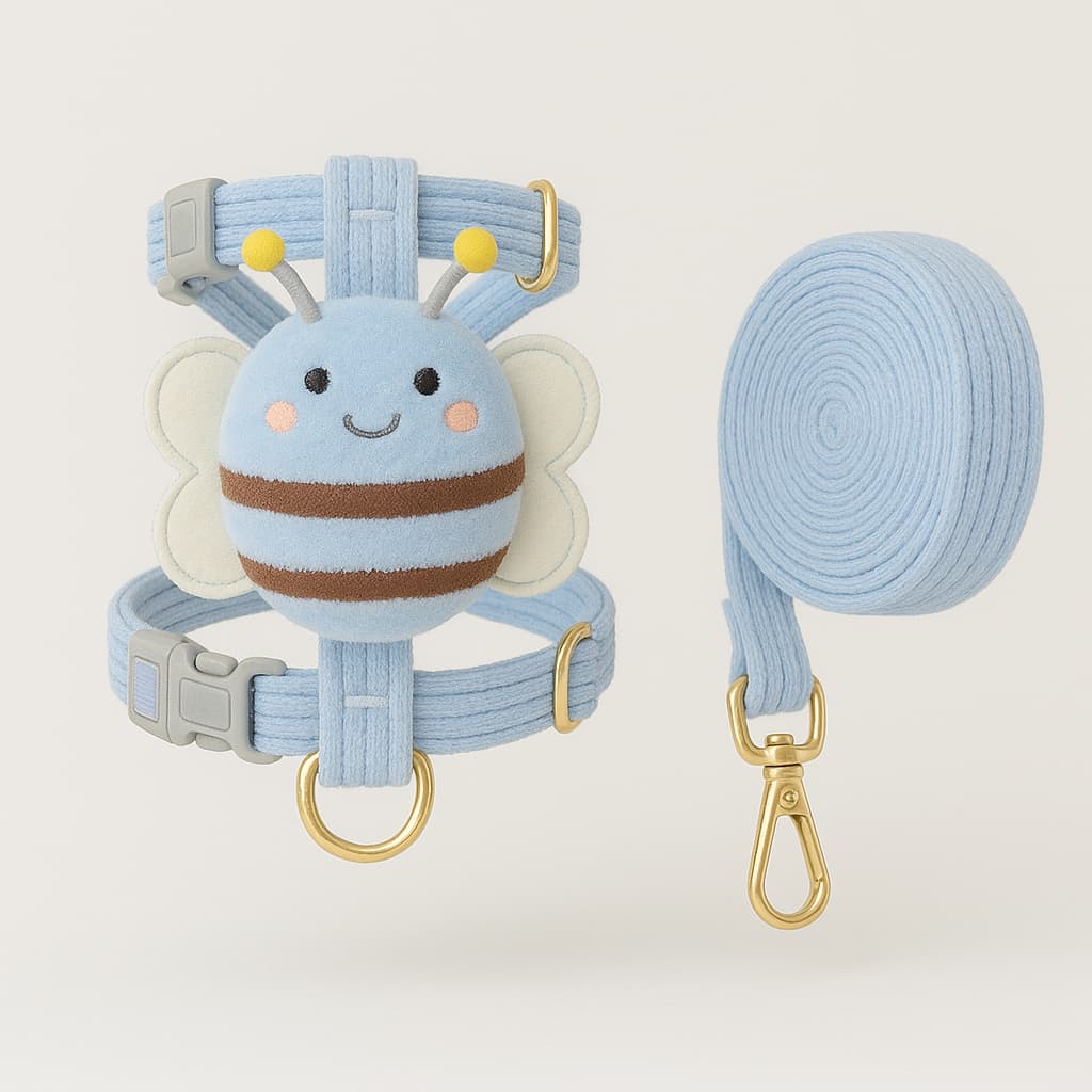 Harnais abeille fantaisie pour petit chien