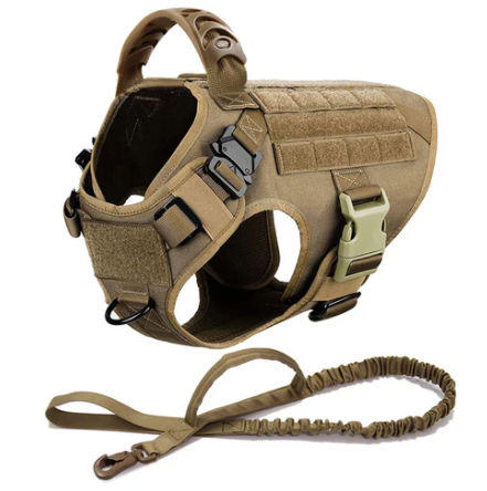 Harnais tactique complet pour chien avec accessoires