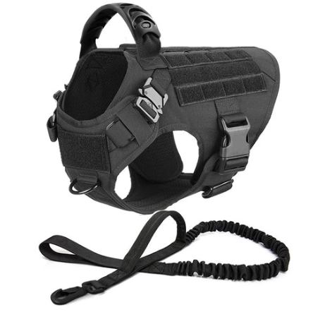 Harnais tactique complet pour chien avec accessoires