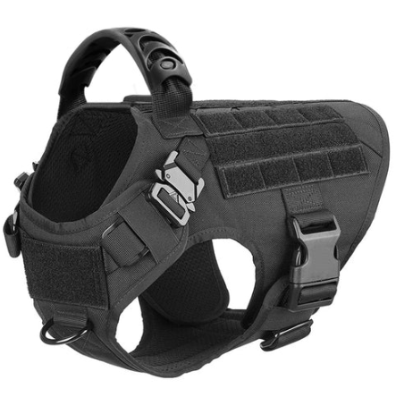 Harnais tactique complet pour chien avec accessoires