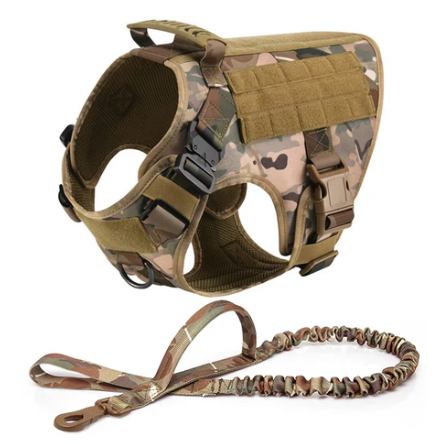 Harnais tactique complet pour chien avec accessoires