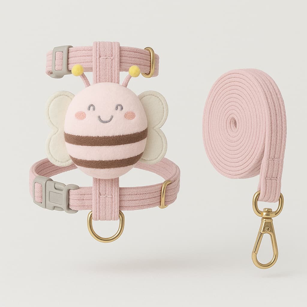 Harnais abeille fantaisie pour petit chien