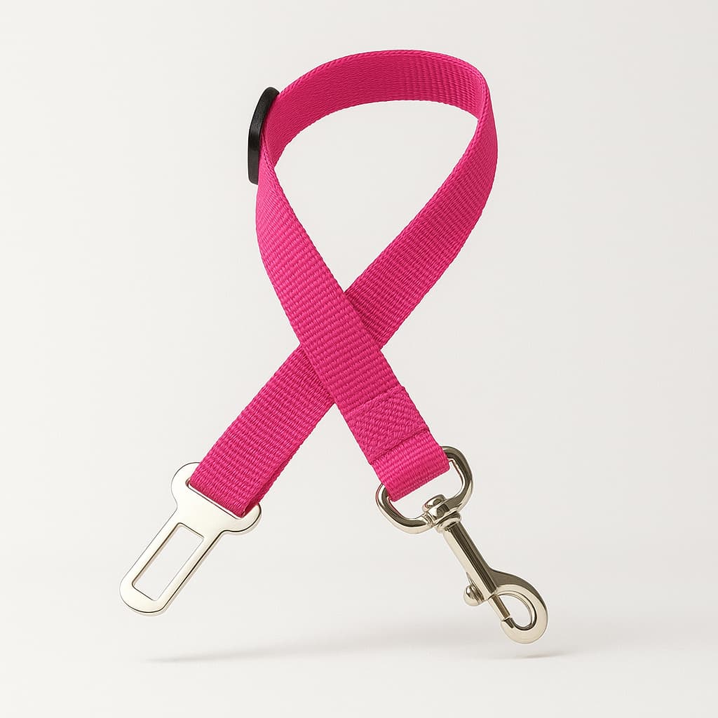 Ceinture de sécurité réglable pour chien en voiture