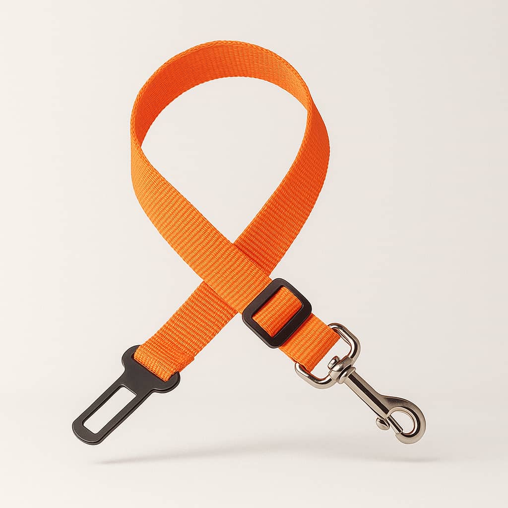 Ceinture de sécurité réglable pour chien en voiture