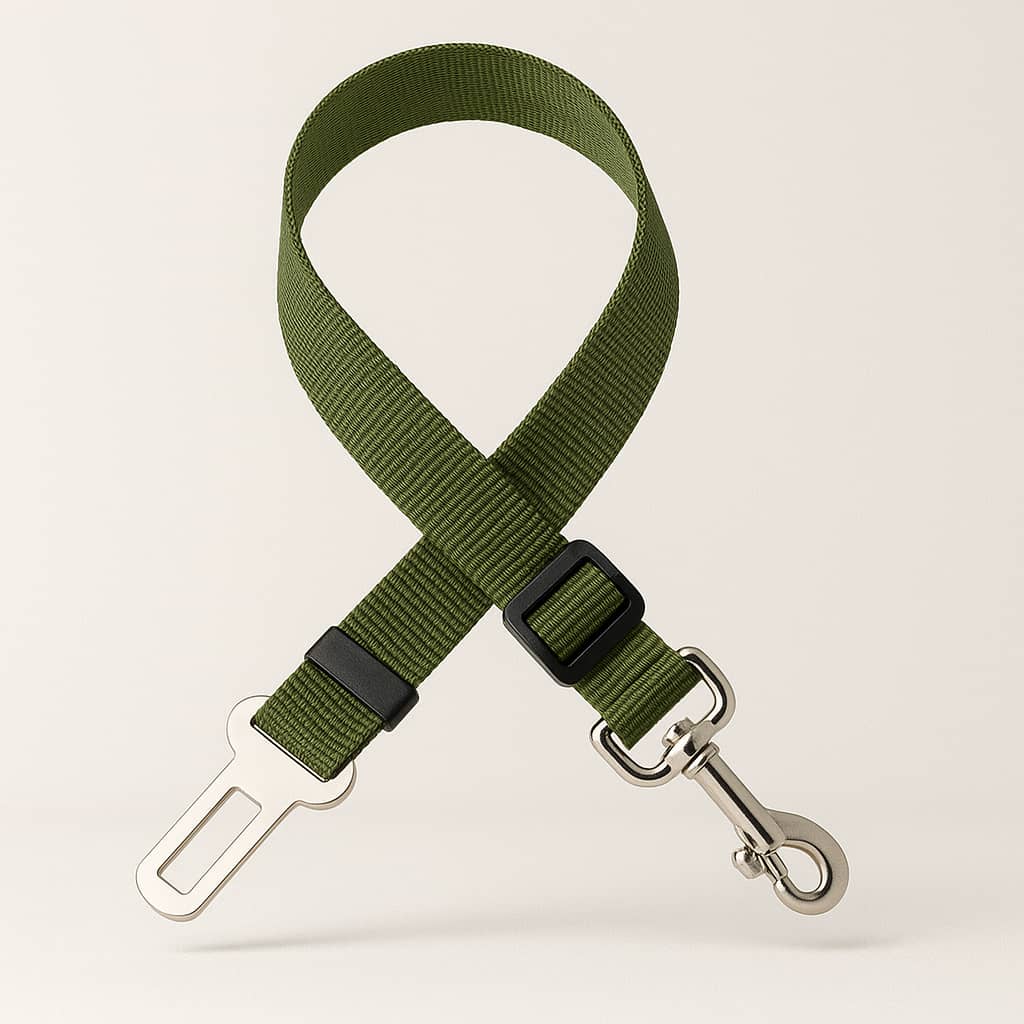Ceinture de sécurité réglable pour chien en voiture