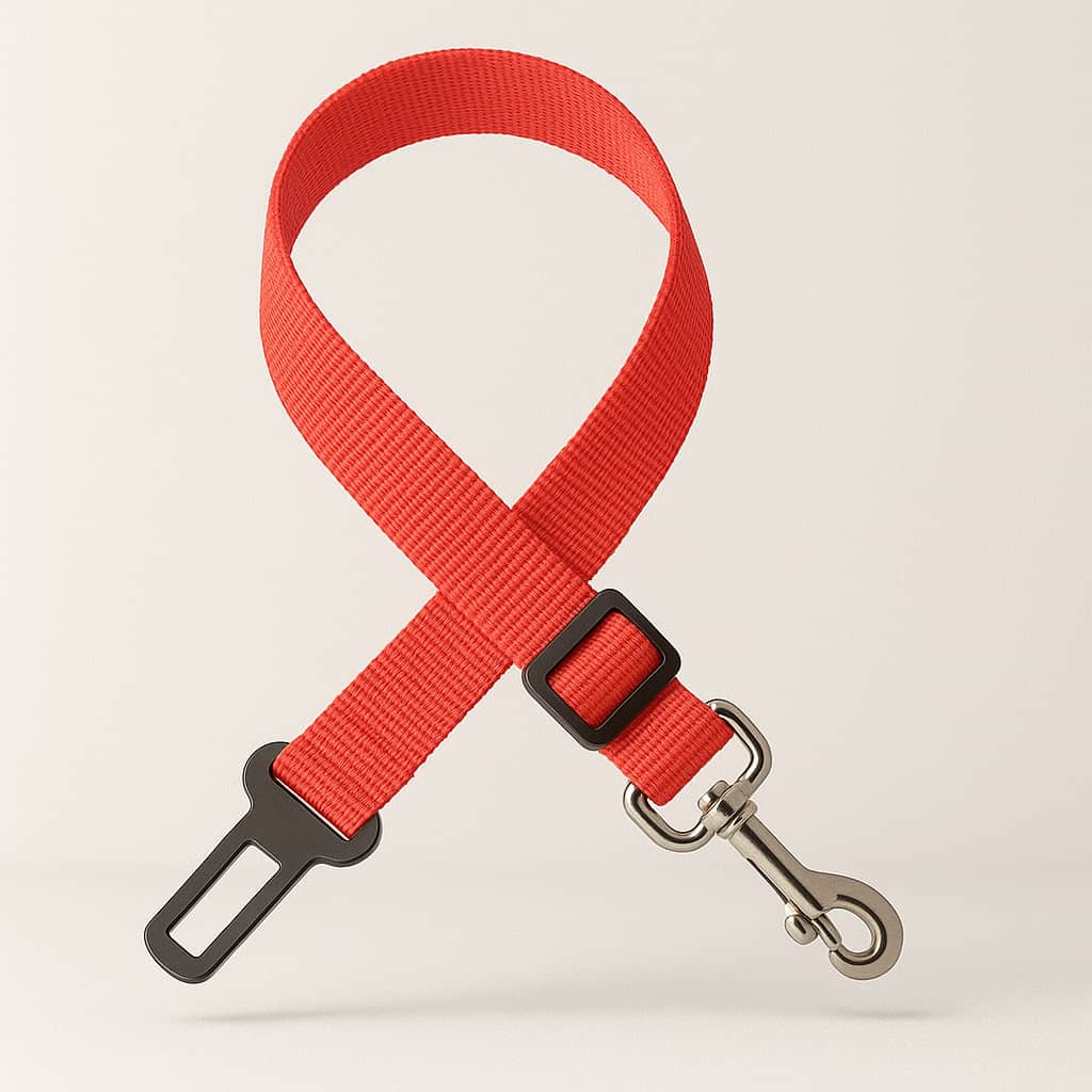 Ceinture de sécurité réglable pour chien en voiture