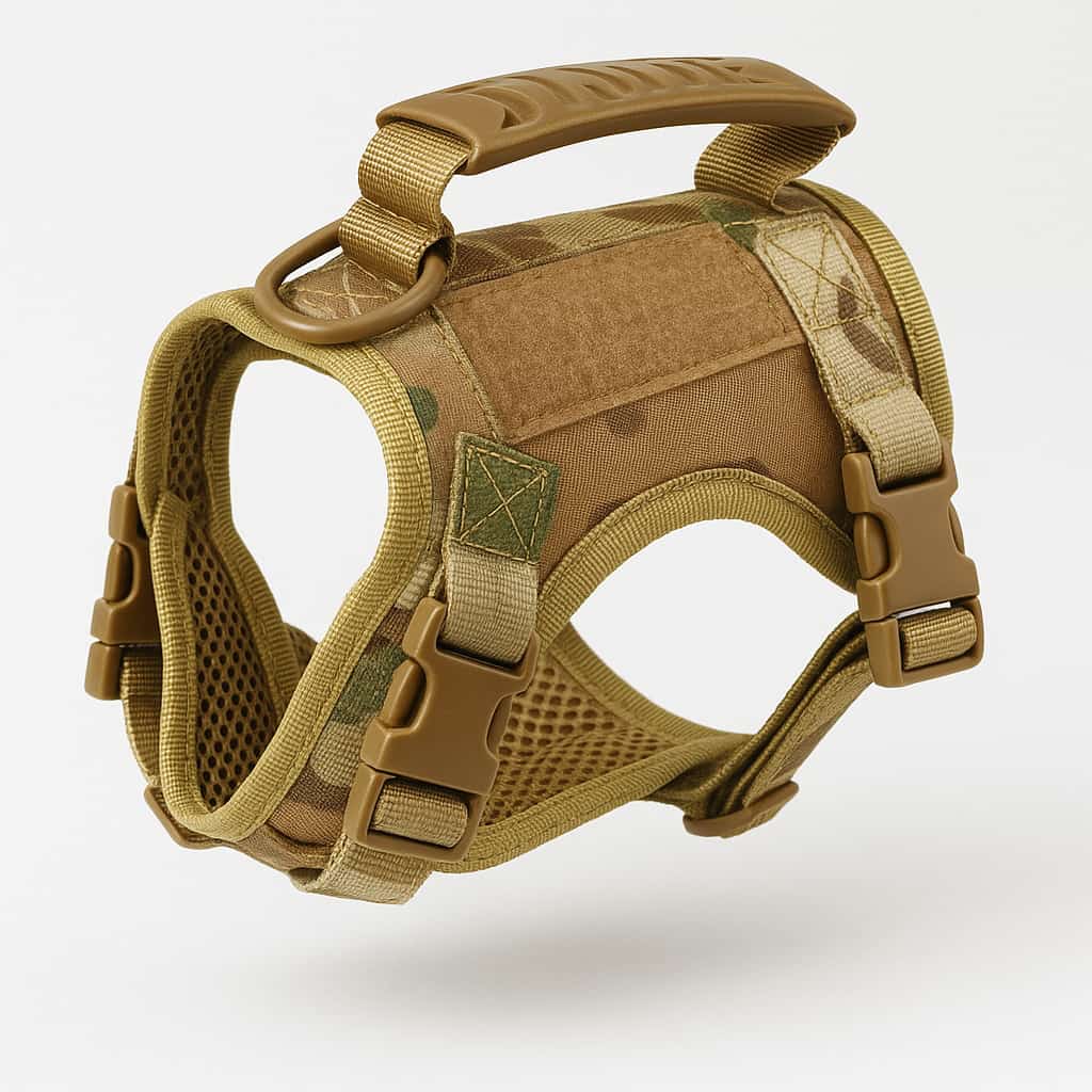 Harnais tactique réglable pour chiot et petit chien