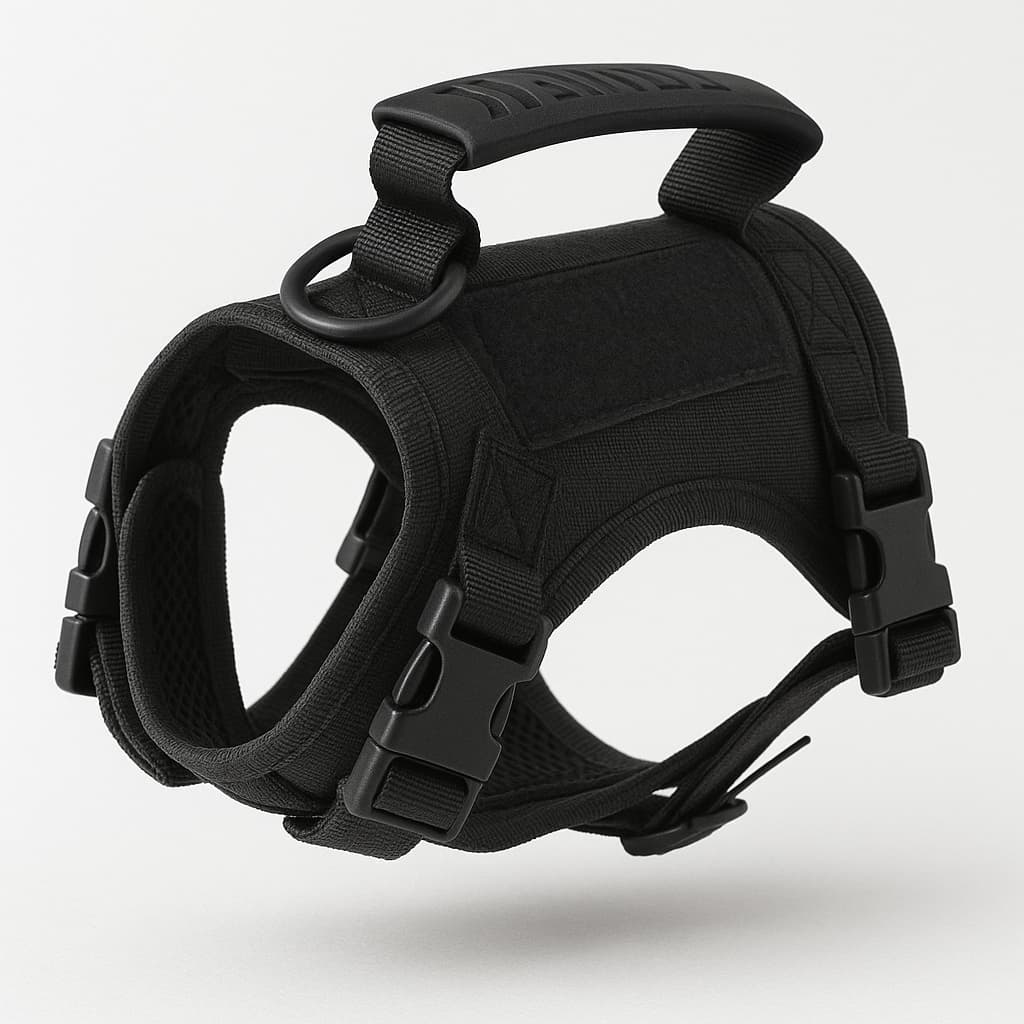 Harnais tactique réglable pour chiot et petit chien