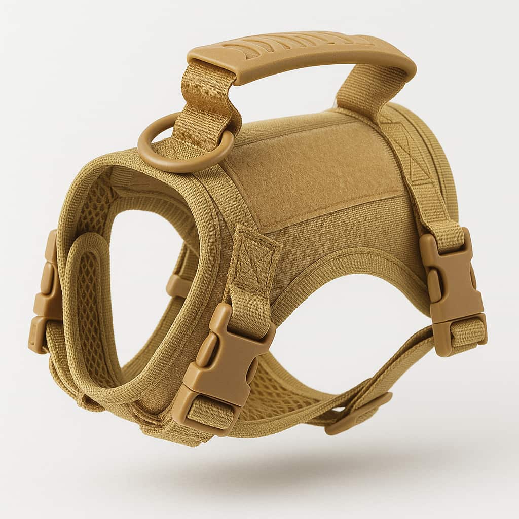 Harnais tactique réglable pour chiot et petit chien