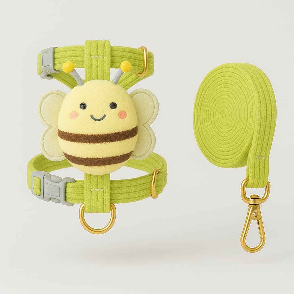 Harnais abeille fantaisie pour petit chien