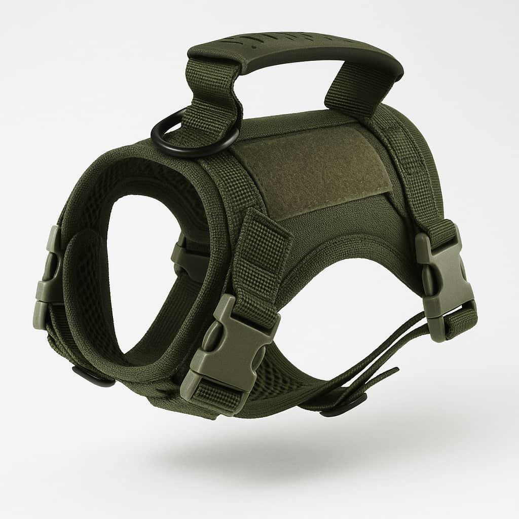 Harnais tactique réglable pour chiot et petit chien