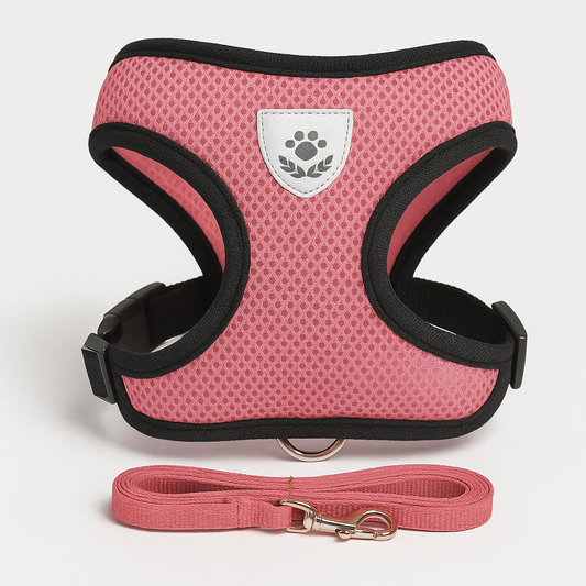 Harnais coloré réglable pour petit chien