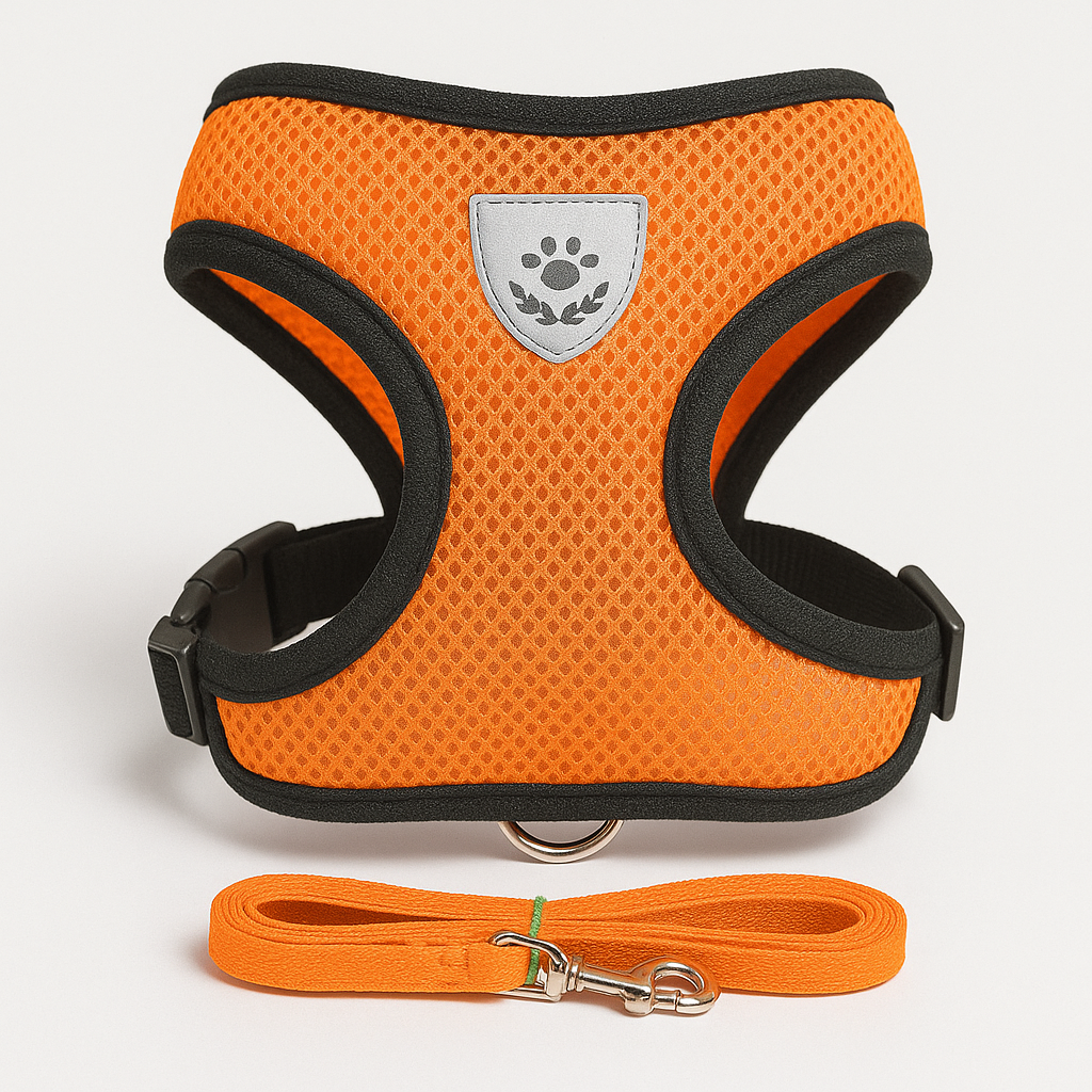 Harnais coloré réglable pour petit chien