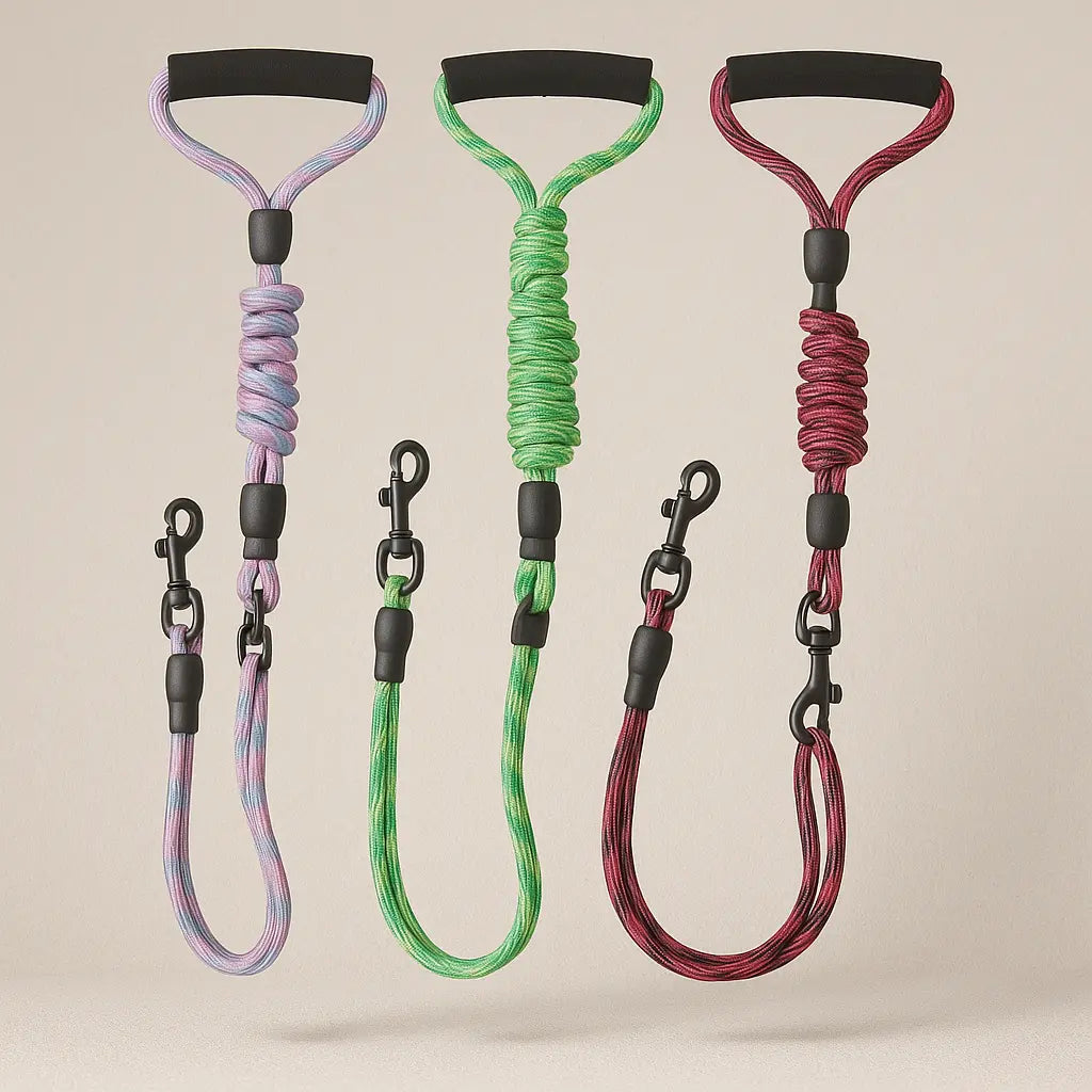 Laisse Double Attache Pour Chien