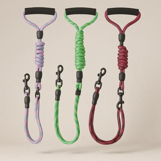 Laisse Double Attache Pour Chien