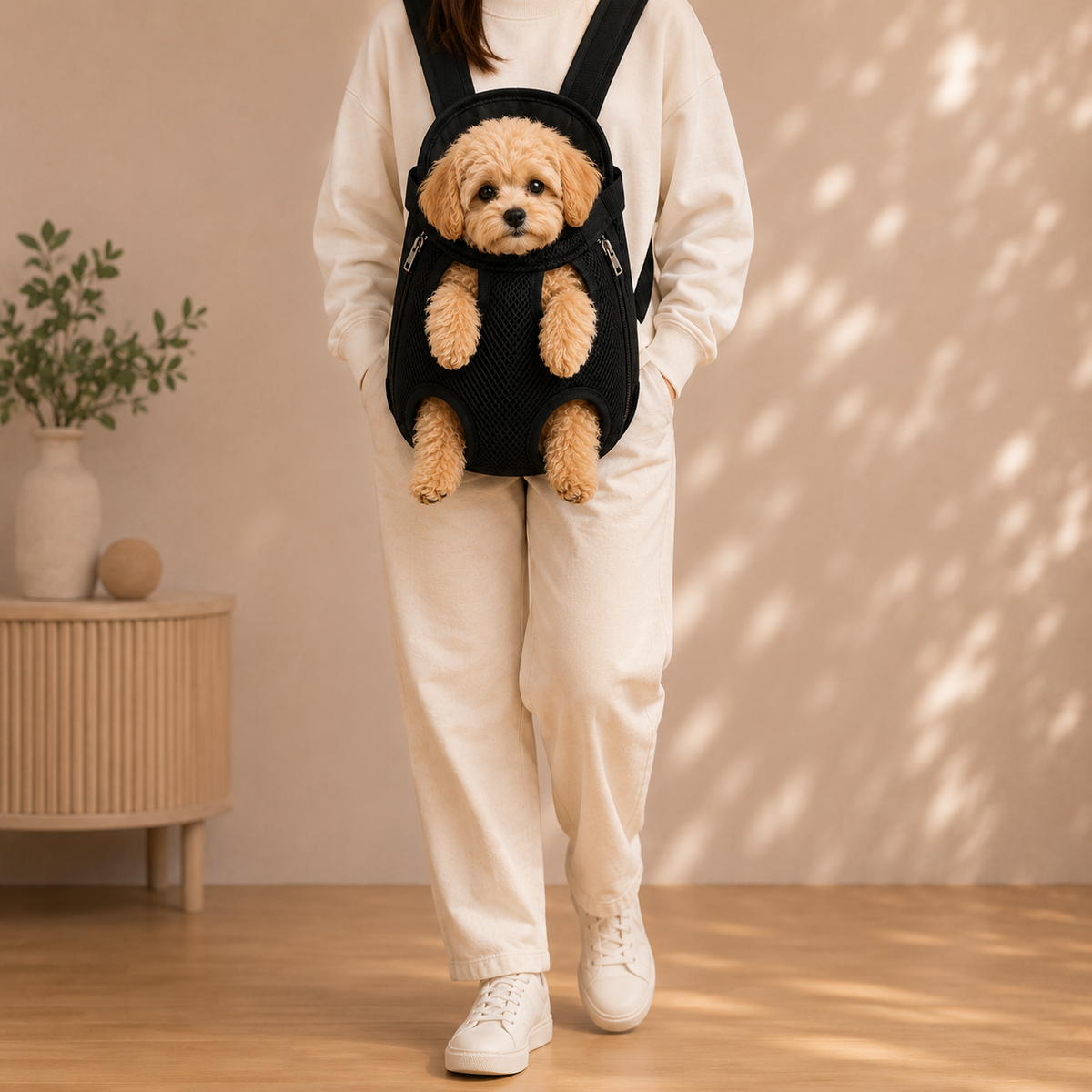 Sac porte-chien ventral jusqu'à 9,5 kg