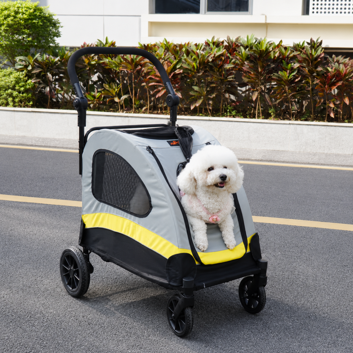 Chariot Pour Chien | Robuste & tout-terrain pour chiens moyens