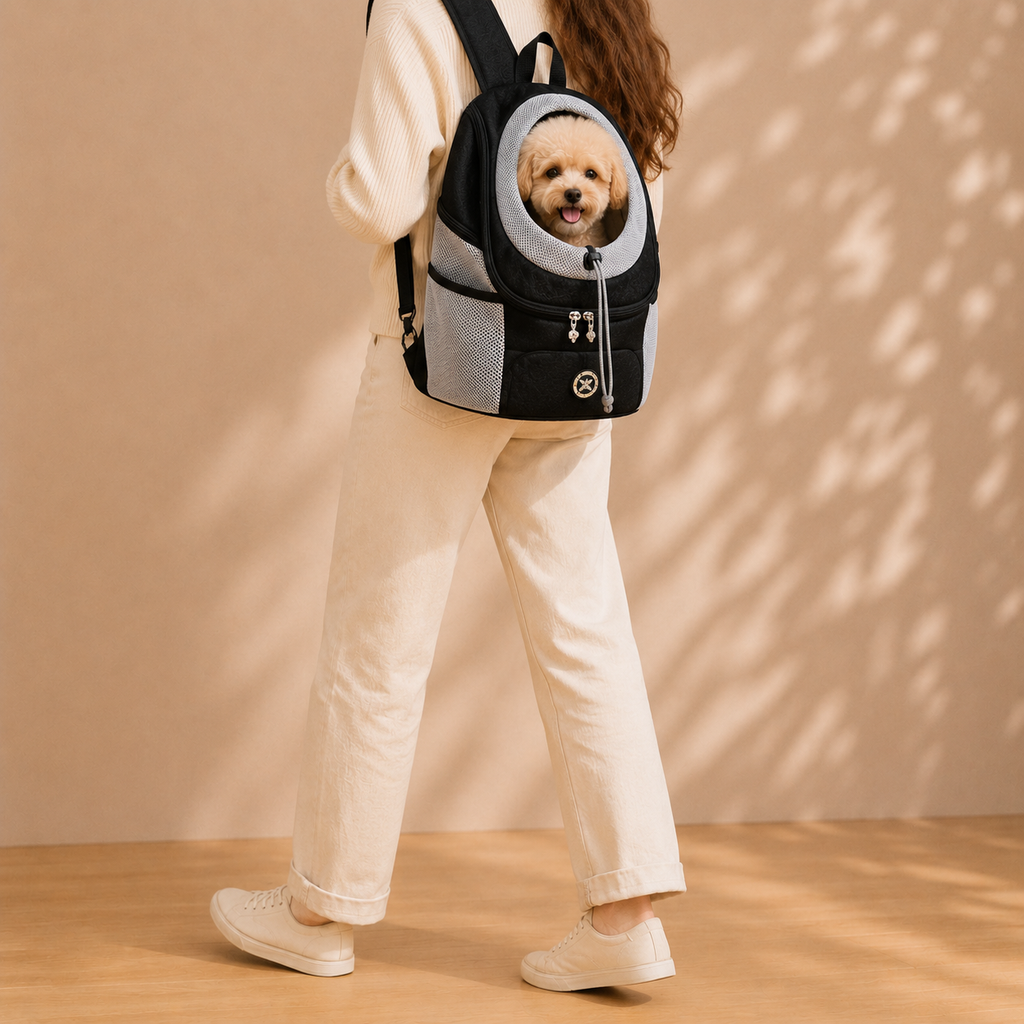 Sac à dos pour chien (jusqu'à 12 kg)